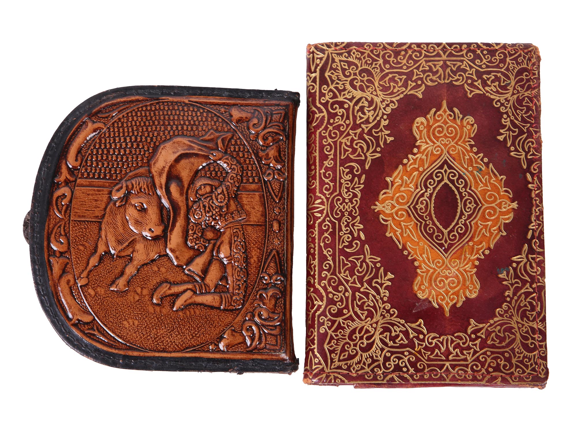 TRIANON EMBOSSED LEATHER FOLDERS AND WALLETS PIC-6